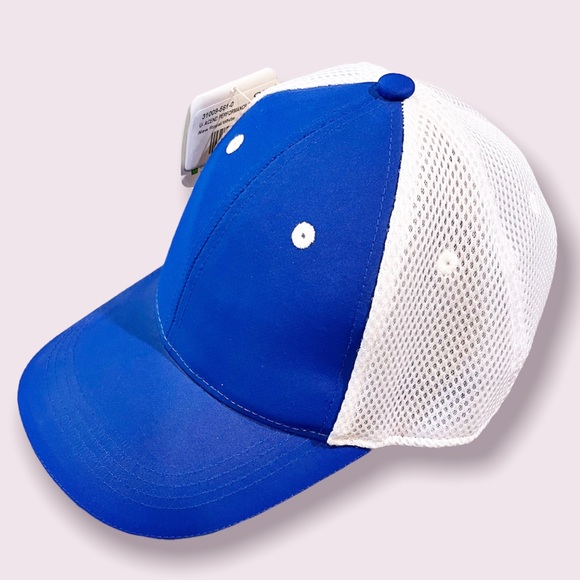 2/$20 Unisex Adjustable Ascend Meshback Ballcap Royal Blue White NWT - Picture 1 of 7